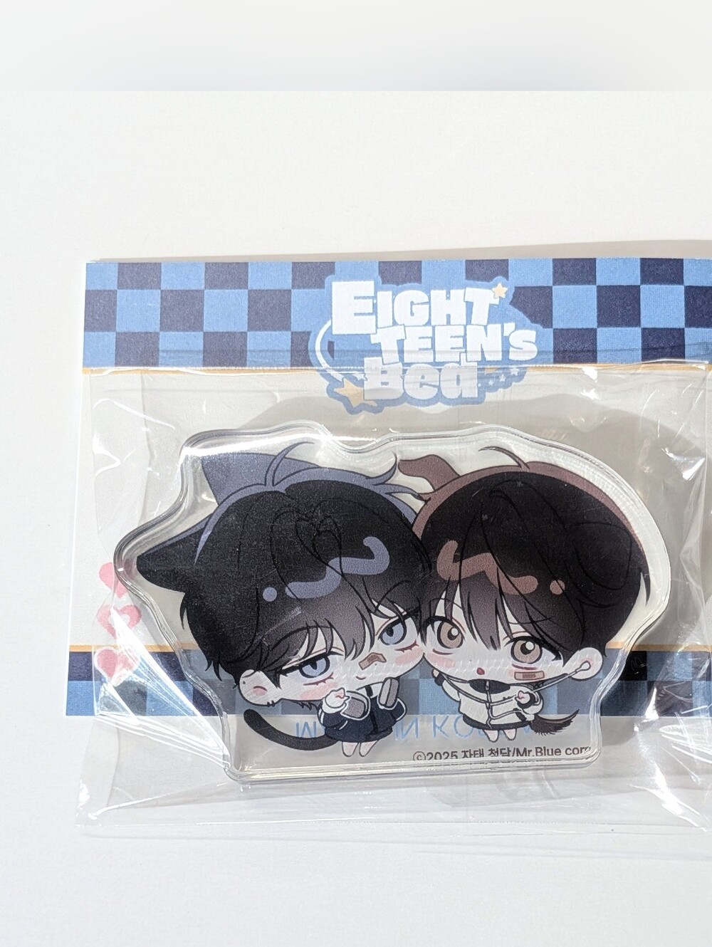 Eighteen's Bed Korean BL Manhwa Couple Mini Acrylic Block